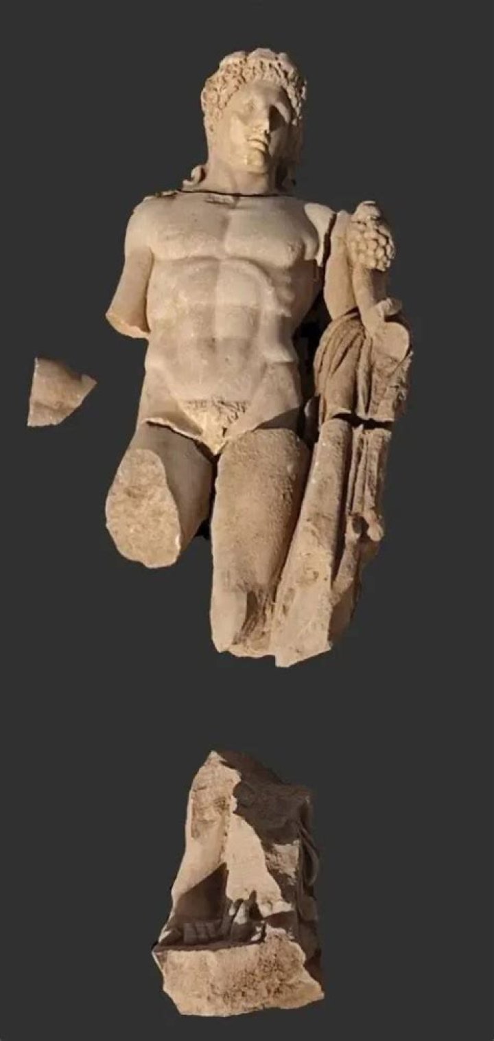 Head Of Ancient Greek Apollo Statue Unearthed At Philippi