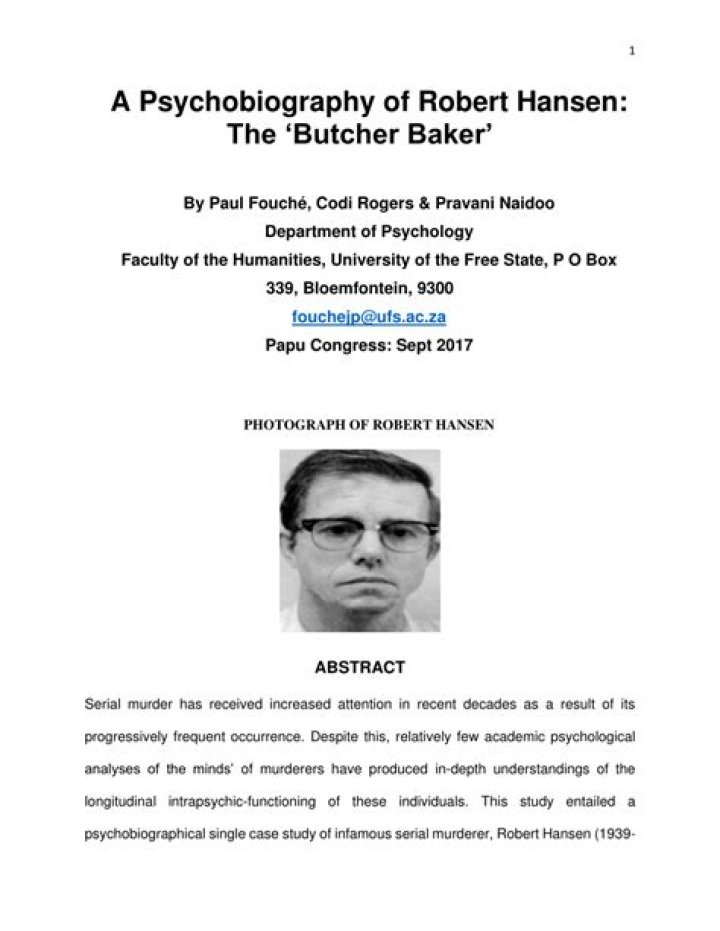 Robert Hansen, The "Butcher Baker" Who Hunted His Victims Like Animals